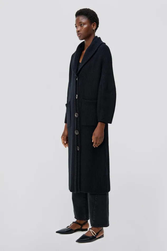 Women Adoria Robe Black Jonathan Simkhai Knitwear