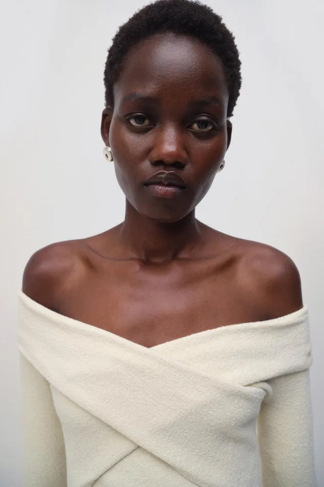 Women Aiden Top Natural White Jonathan Simkhai Knitwear