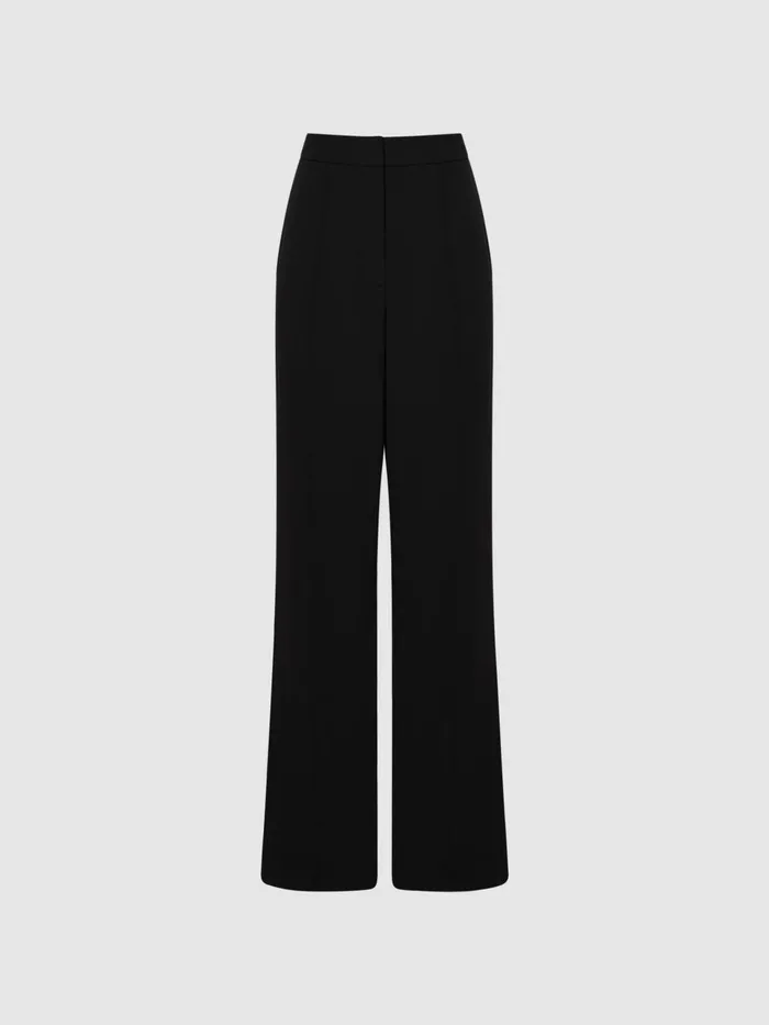 Women Aleah Pull On Trousers Black Reiss Trousers