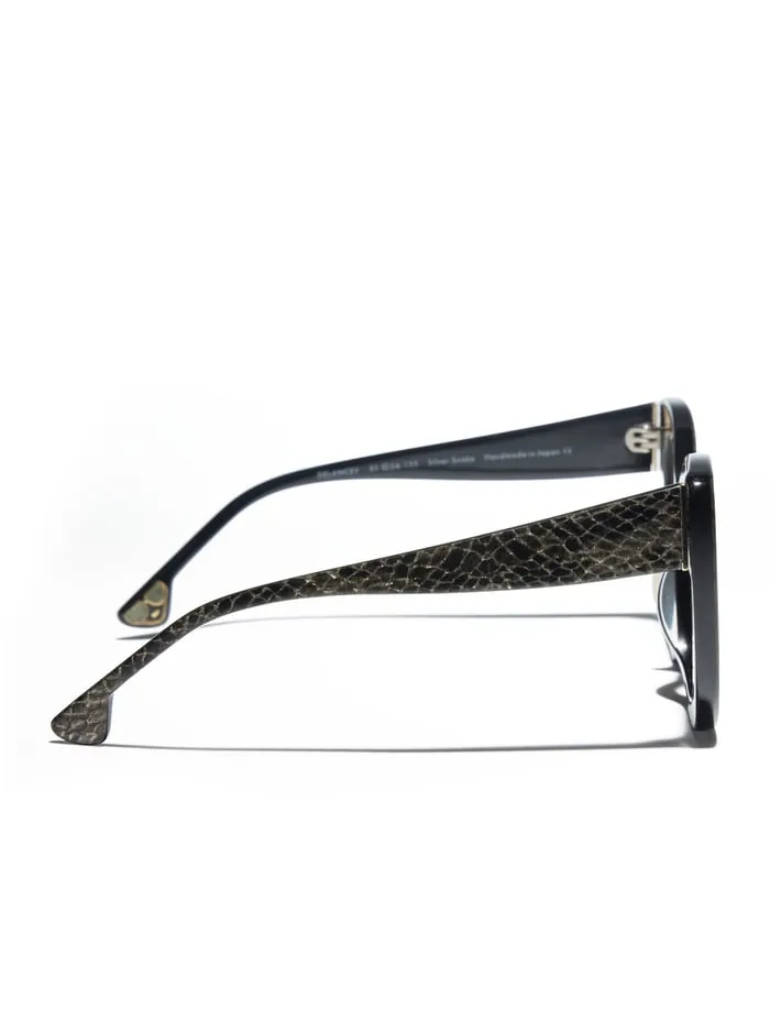 Women Alice Olivia Delancey Sunglasses Silver Snake