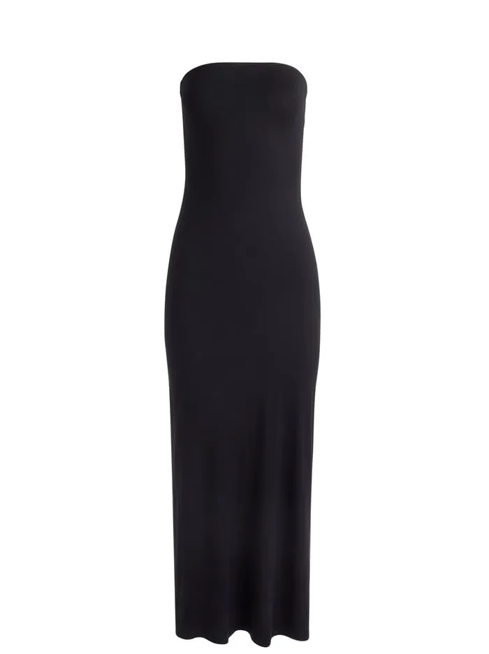 Women Alice Olivia Dresses Delora Strapless Maxi Dress Black