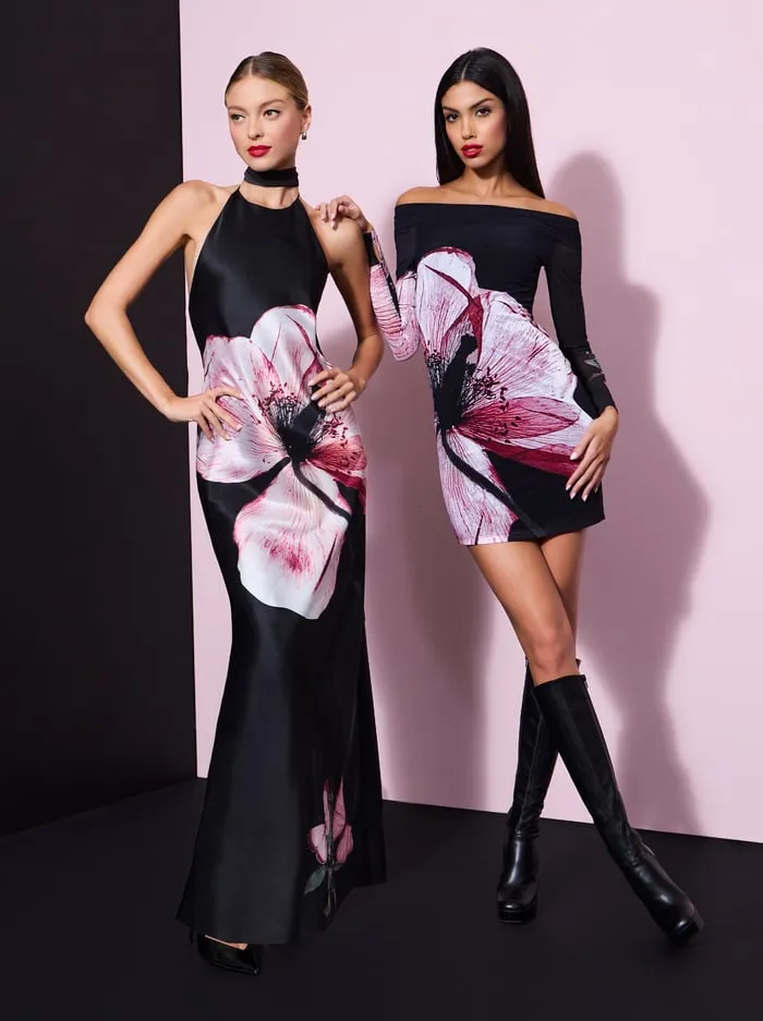 Women Alice Olivia Dresses Dorinda Mini Dress Luna Floral