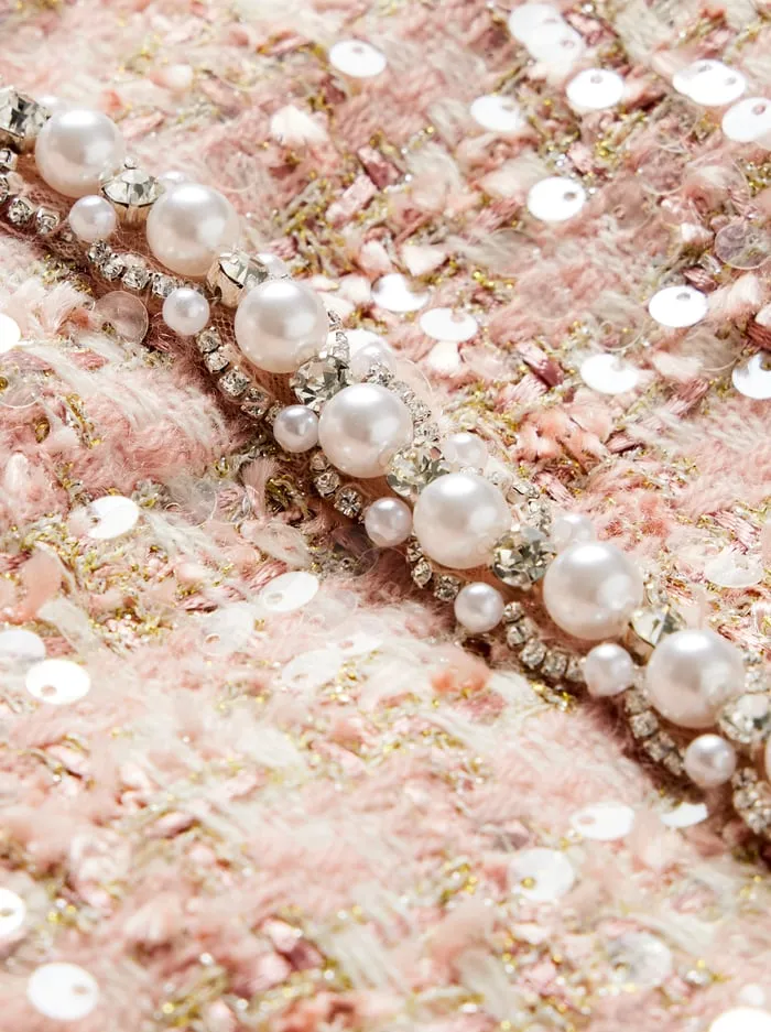 Women Alice Olivia Jackets Coats Kidman Jacket Pearl Blush