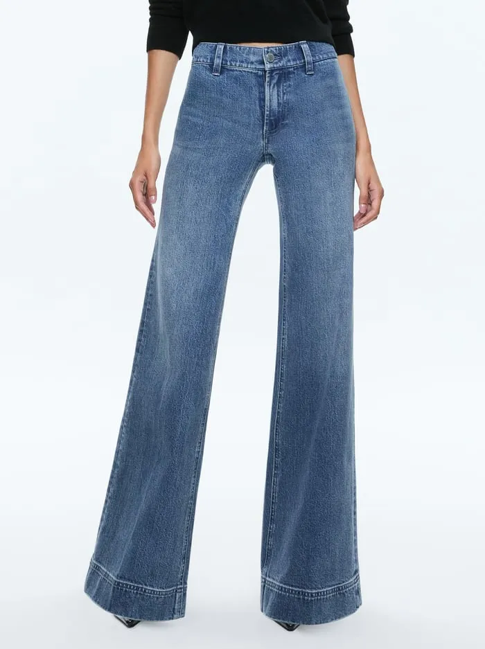 Women Alice Olivia Jeans Brian Jean Avery Blue