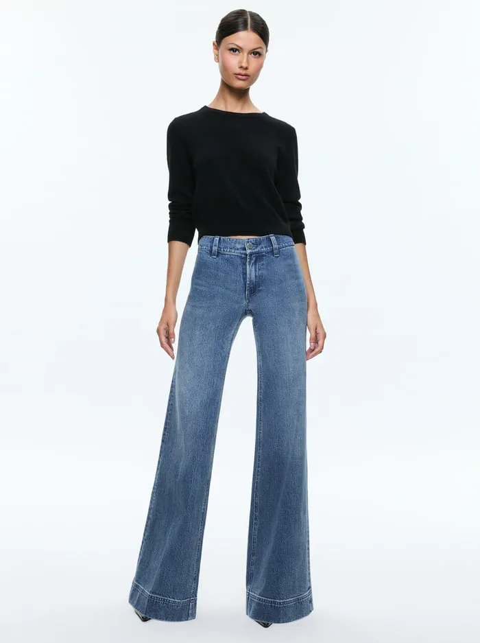 Women Alice Olivia Jeans Brian Jean Avery Blue
