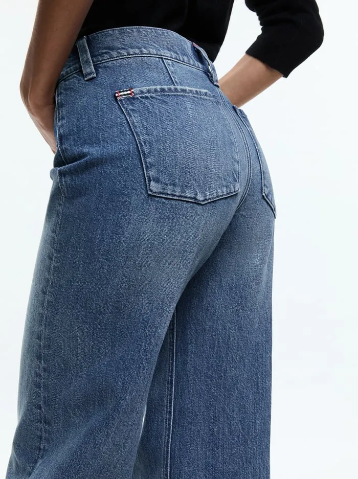 Women Alice Olivia Jeans Brian Jean Avery Blue