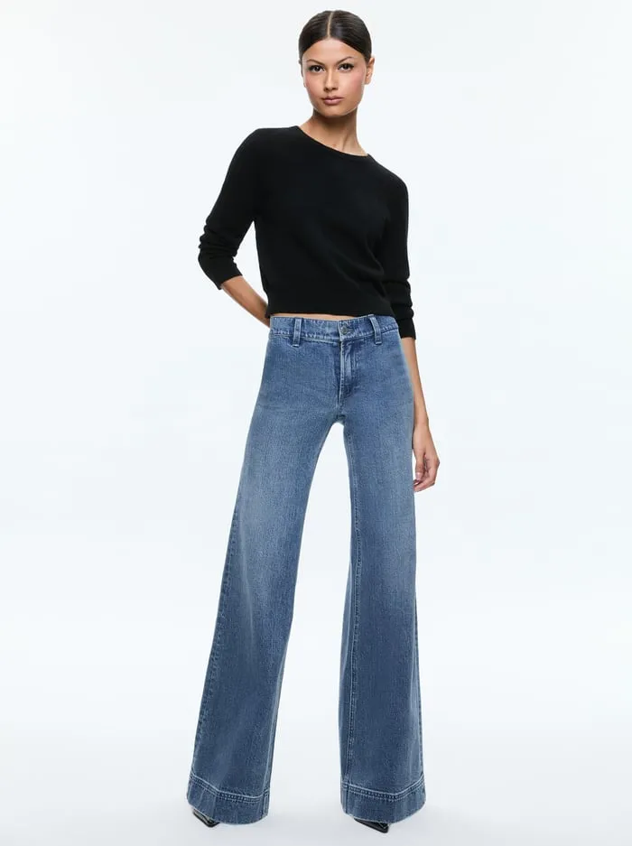 Women Alice Olivia Jeans Brian Jean Avery Blue