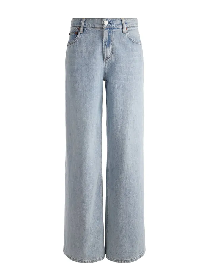 Women Alice Olivia Jeans Harper Jean Rockstar Blue