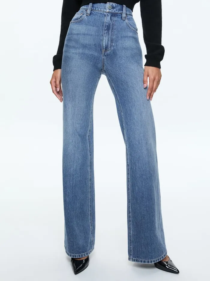 Women Alice Olivia Jeans Weezy Jean Avery Blue