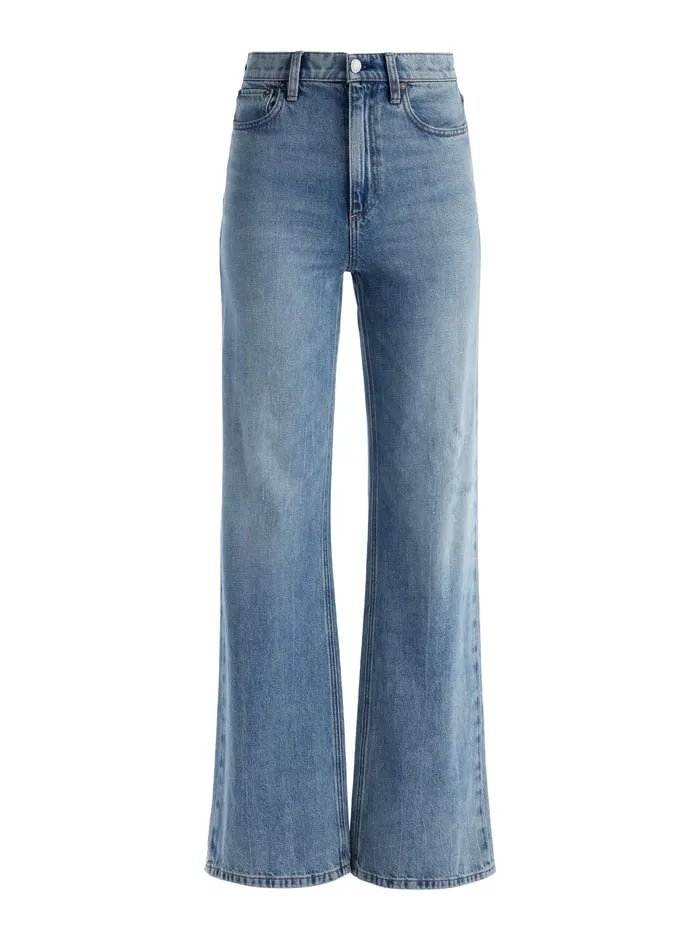 Women Alice Olivia Jeans Weezy Jean Sadie Lt Vintage Blue