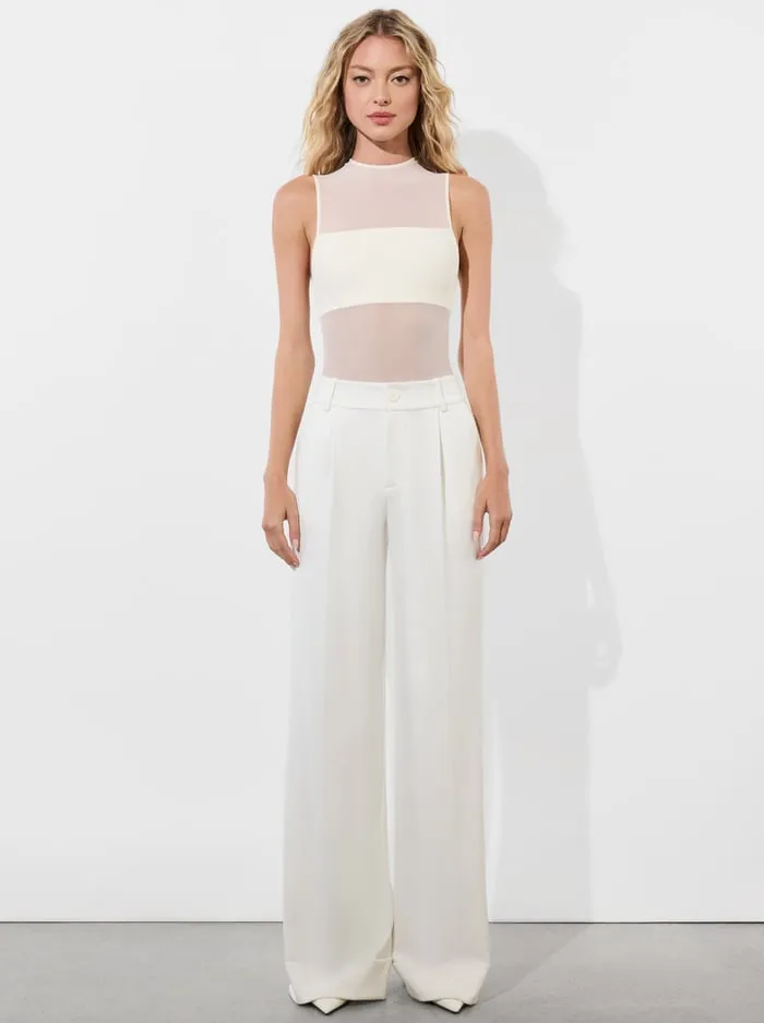 Women Alice Olivia Pants Tomasa Pant Off White