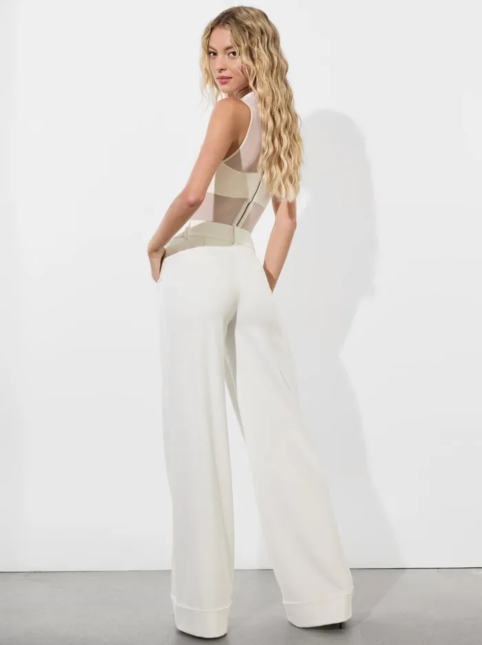 Women Alice Olivia Pants Tomasa Pant Off White