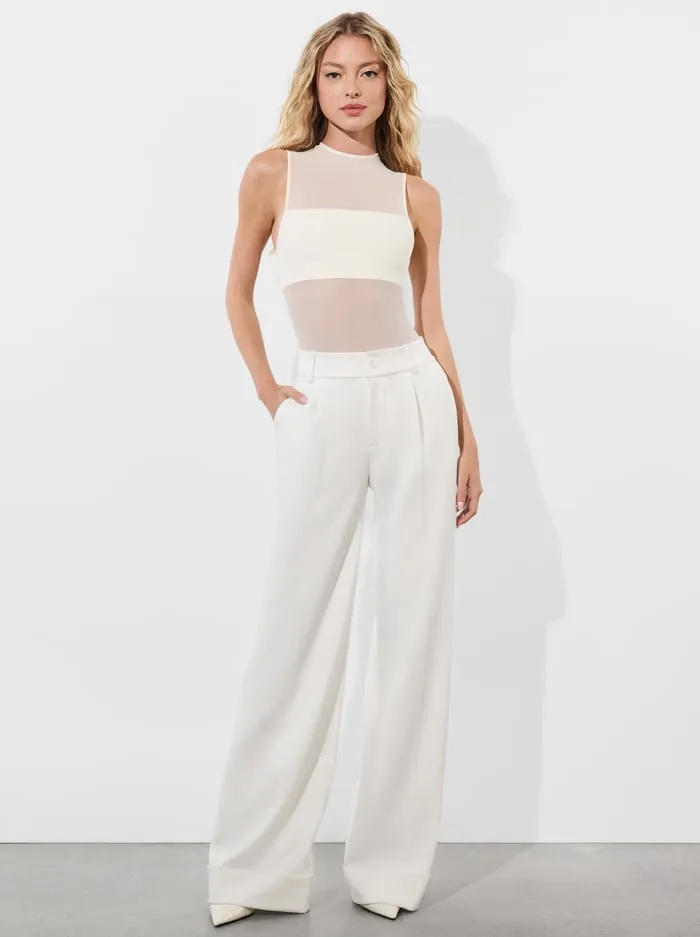 Women Alice Olivia Pants Tomasa Pant Off White