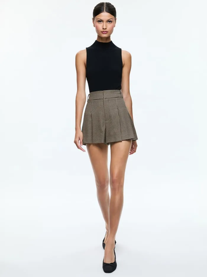 Women Alice Olivia Shorts Scarlet Flutter Short Camelblack