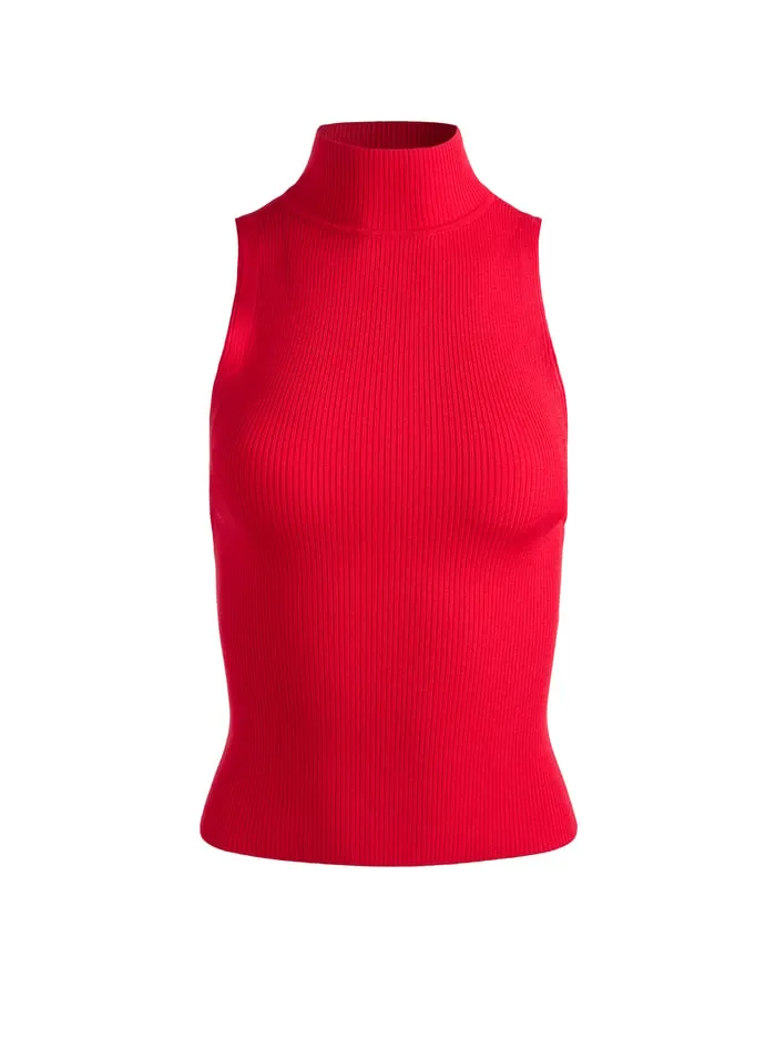 Women Alice Olivia Tops Darcey Tank Bright Ruby