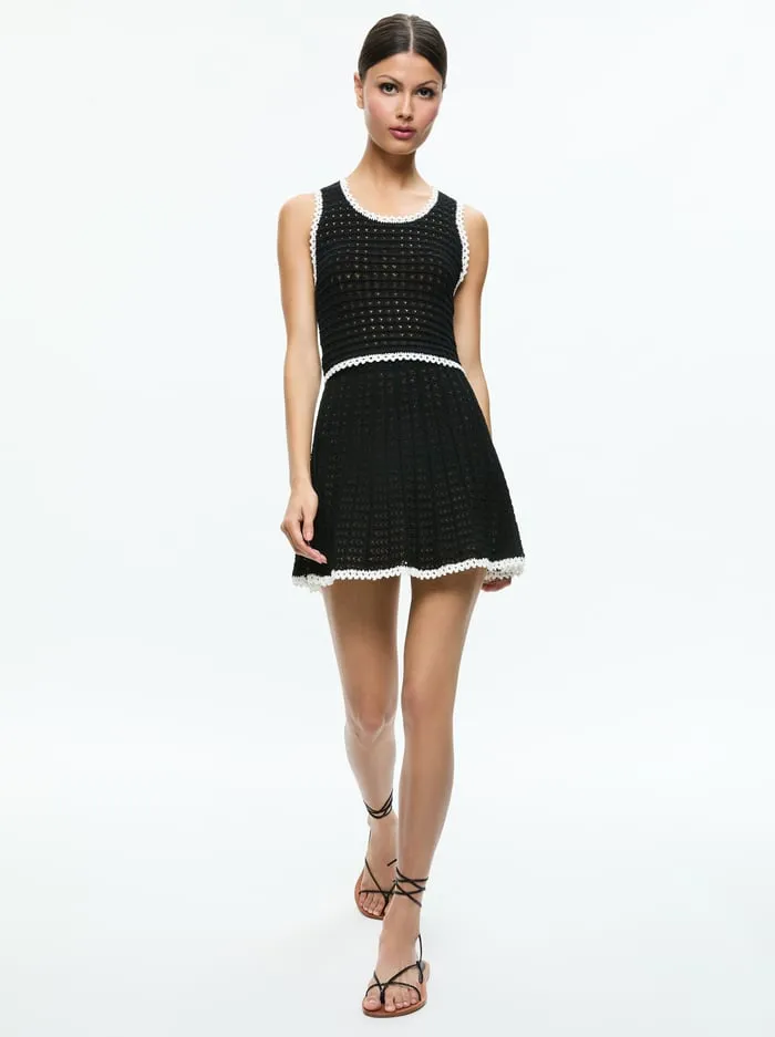 Women Alice Olivia Tops Kamila Tank Blackvanilla