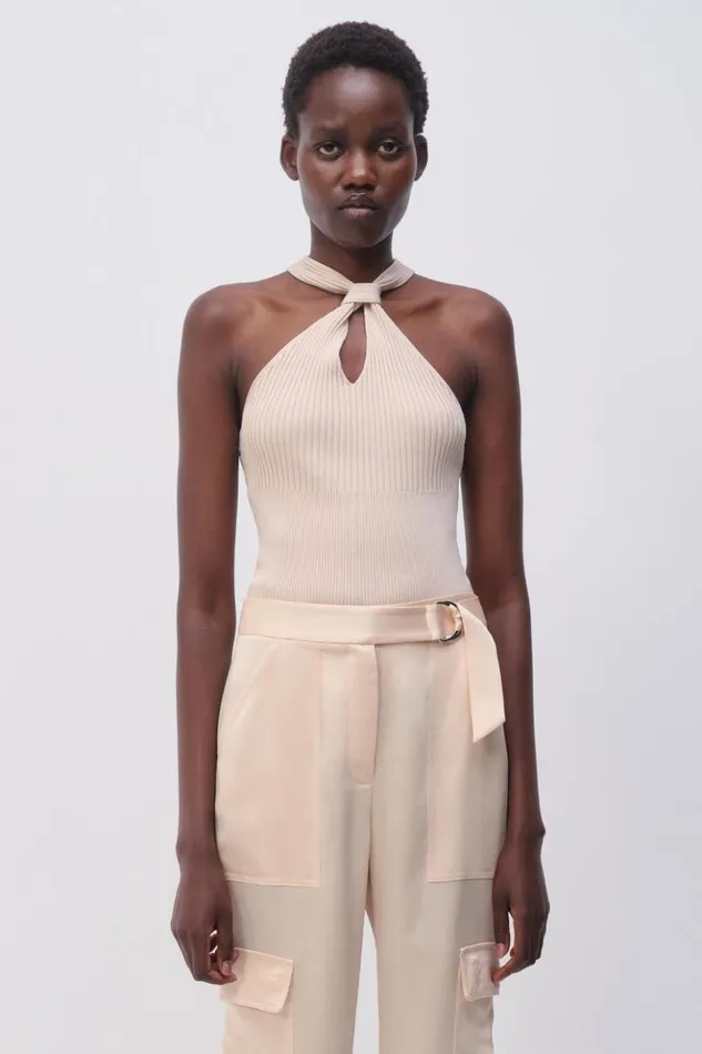 Women Andrea Top Egret Jonathan Simkhai Knitwear