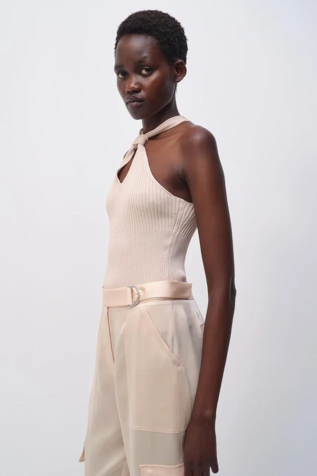Women Andrea Top Egret Jonathan Simkhai Knitwear