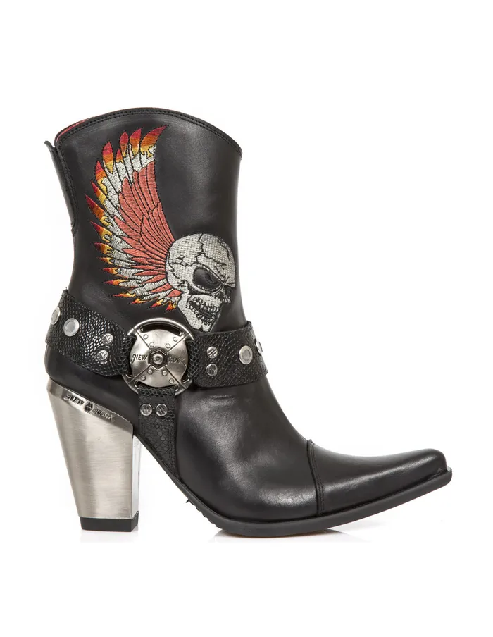 Women Ankle Boot Bull MBull006S1 Heels New Rock