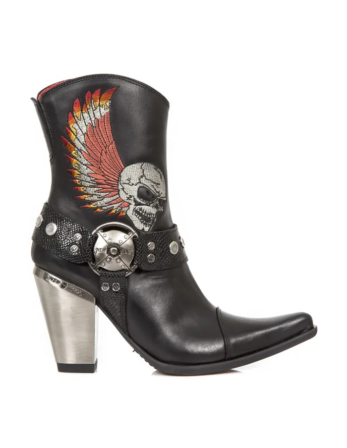 Women Ankle Boot Bull MBull006S1 Heels New Rock Women Ankle Boot Bull MBull006S1 Heels New Rock