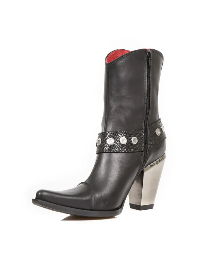 Women Ankle Boot Bull MBull006S1 Heels New Rock Women Ankle Boot Bull MBull006S1 Heels New Rock