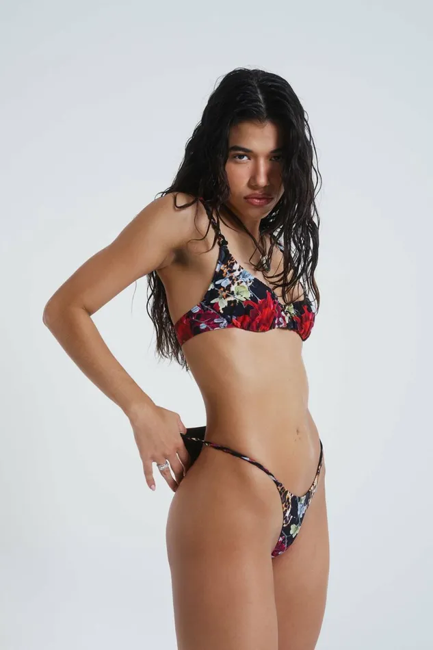 Women Antoinette Micro Bikini Bottoms Multi Jaded London Bikini Bottoms