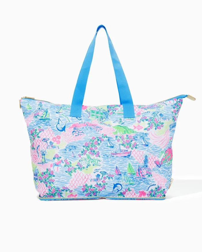 Women Bags Lilly Pulitzer Getaway Packable Tote Multi Lilly Loves Hawaii