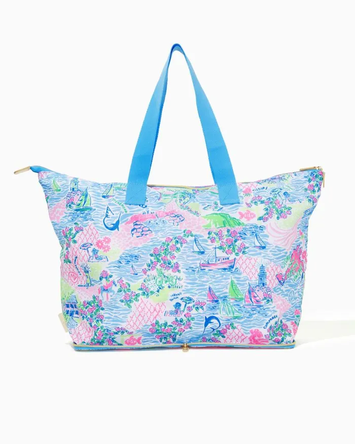 Women Bags Lilly Pulitzer Getaway Packable Tote Multi Lilly Loves Hawaii