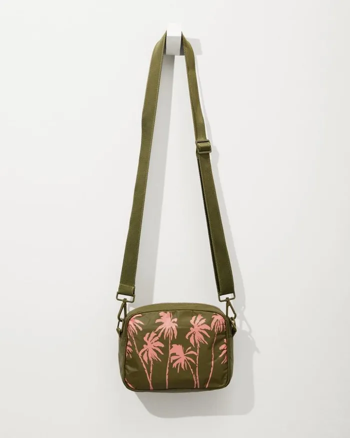WomenBeach and Home Tommy Bahama Luggage and Travel Aloha Collection Paumalu Le Tour Crossbody Olive