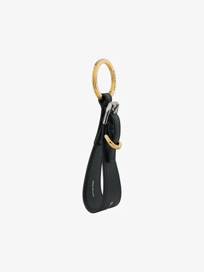 Women Belts Givenchy Voyou Keyring In Metal And Leather Black Women Belts Givenchy Voyou Keyring In Metal And Leather Black