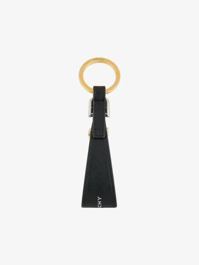 Women Belts Givenchy Voyou Keyring In Metal And Leather Black Women Belts Givenchy Voyou Keyring In Metal And Leather Black