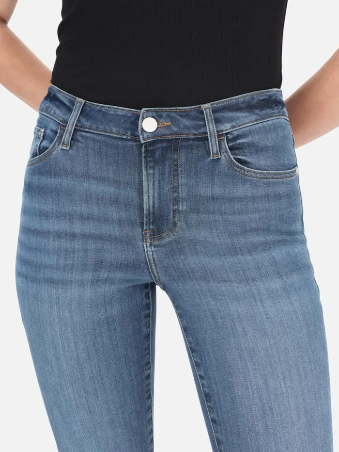 Women Bootcut FRAME Le Crop Mini Boot 8212 Poe