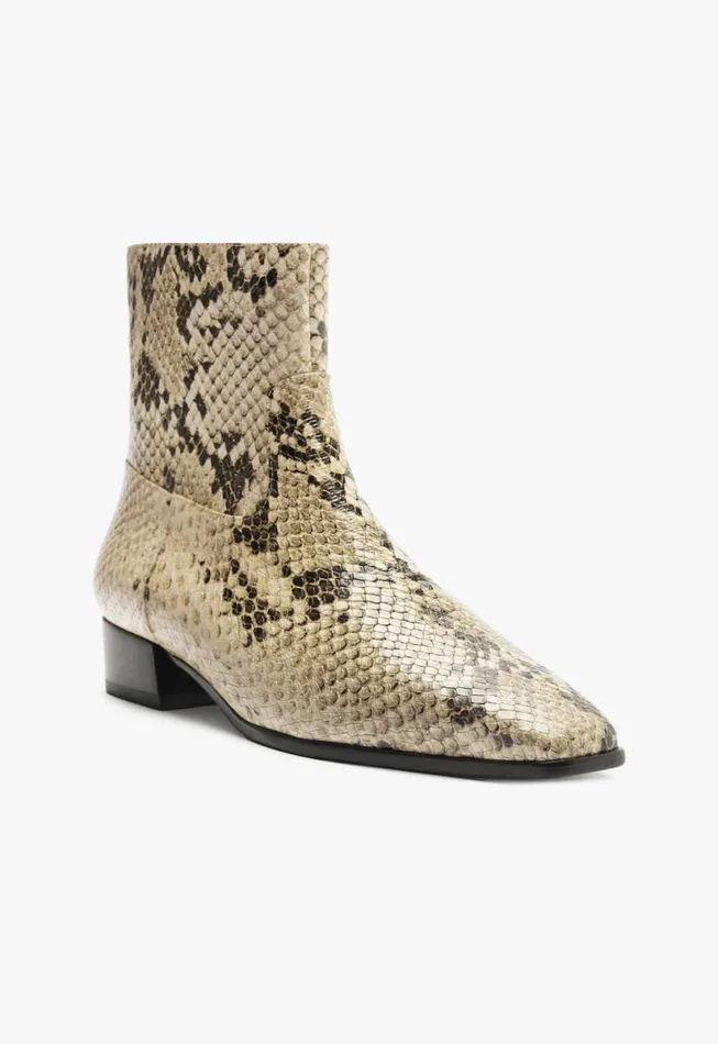 Women Booties Schutz Shoes Helena Bootie Animal Print