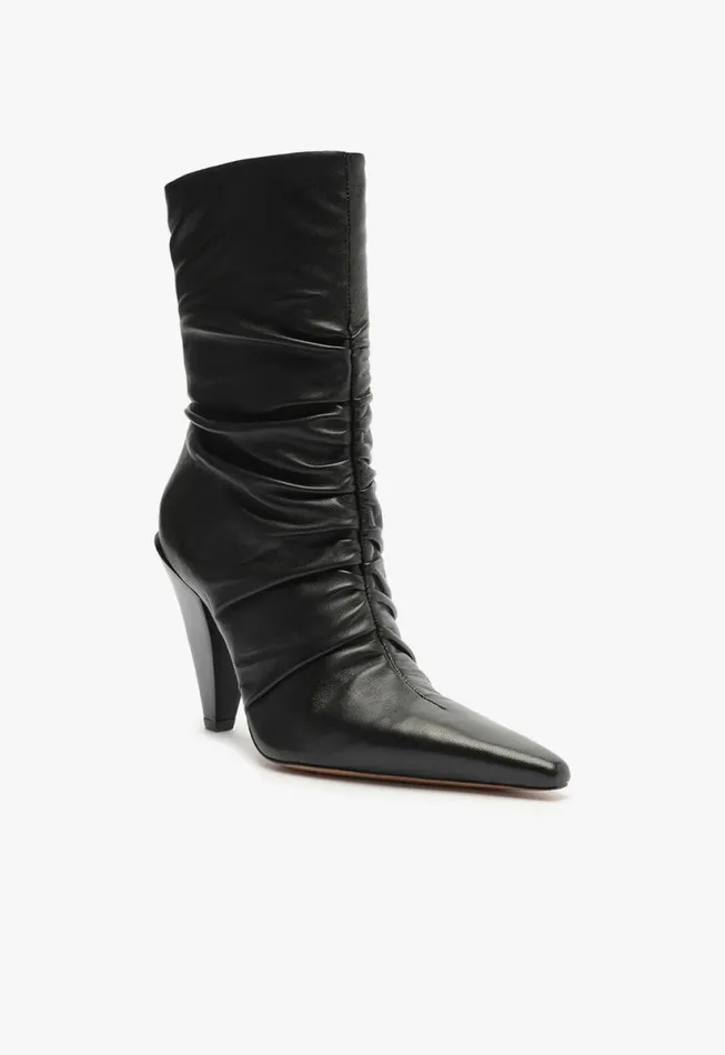 Women Booties Schutz Shoes Lynn Bootie Black
