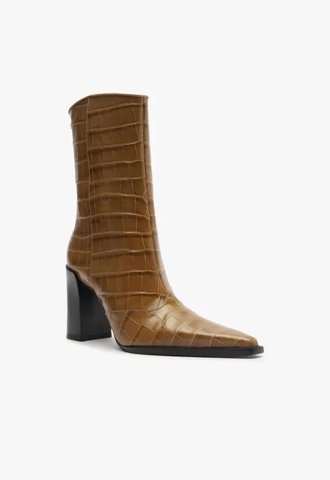 Women Booties Schutz Shoes Raffaela Bootie Green
