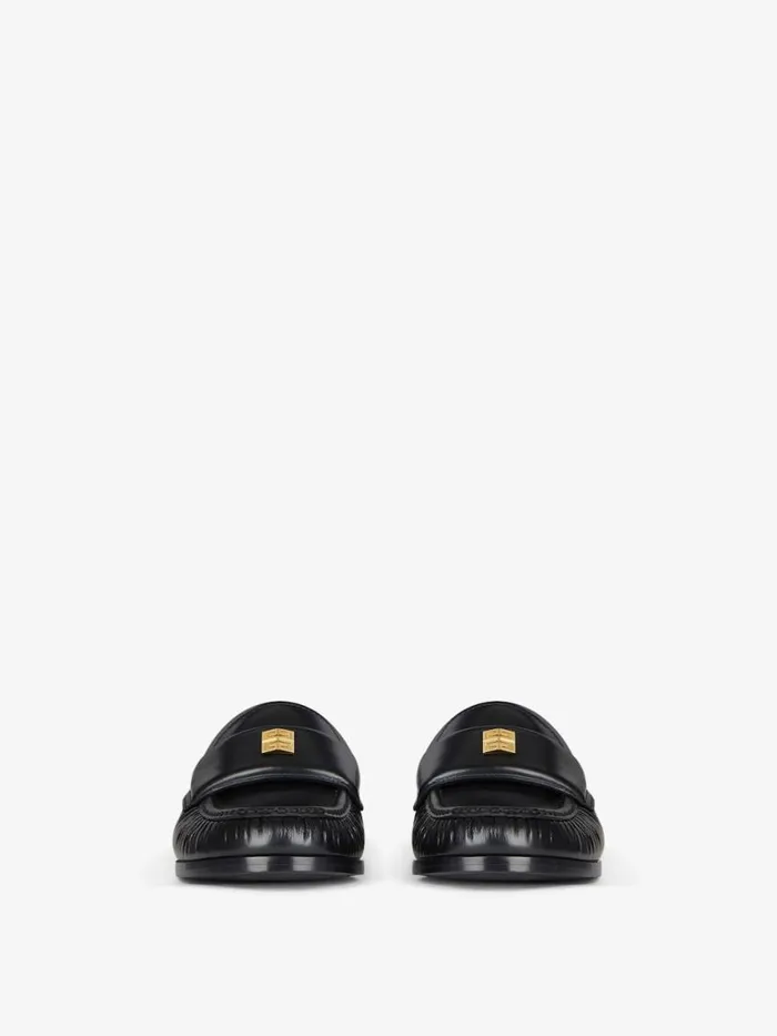 Women Boots and Booties Givenchy 4G Loafers In Leather Black Women Boots and Booties Givenchy 4G Loafers In Leather Black