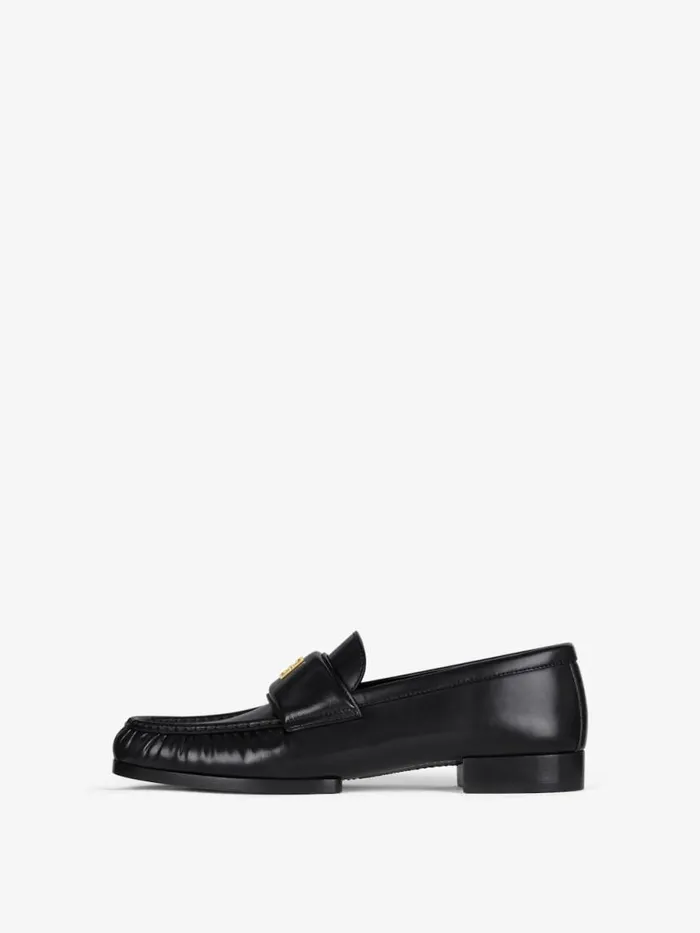 Women Boots and Booties Givenchy 4G Loafers In Leather Black Women Boots and Booties Givenchy 4G Loafers In Leather Black
