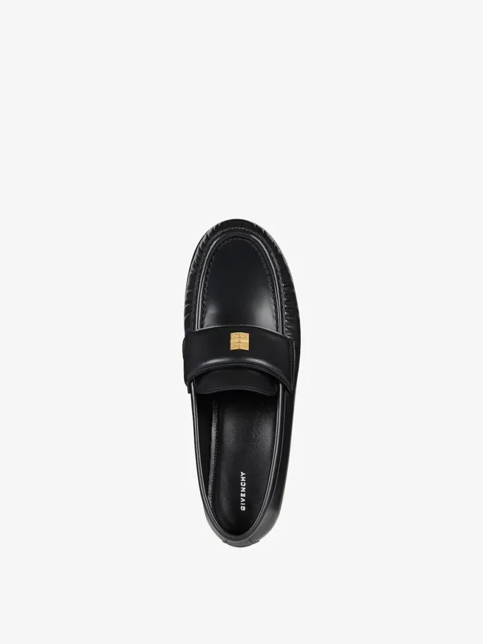 Women Boots and Booties Givenchy 4G Loafers In Leather Black Women Boots and Booties Givenchy 4G Loafers In Leather Black