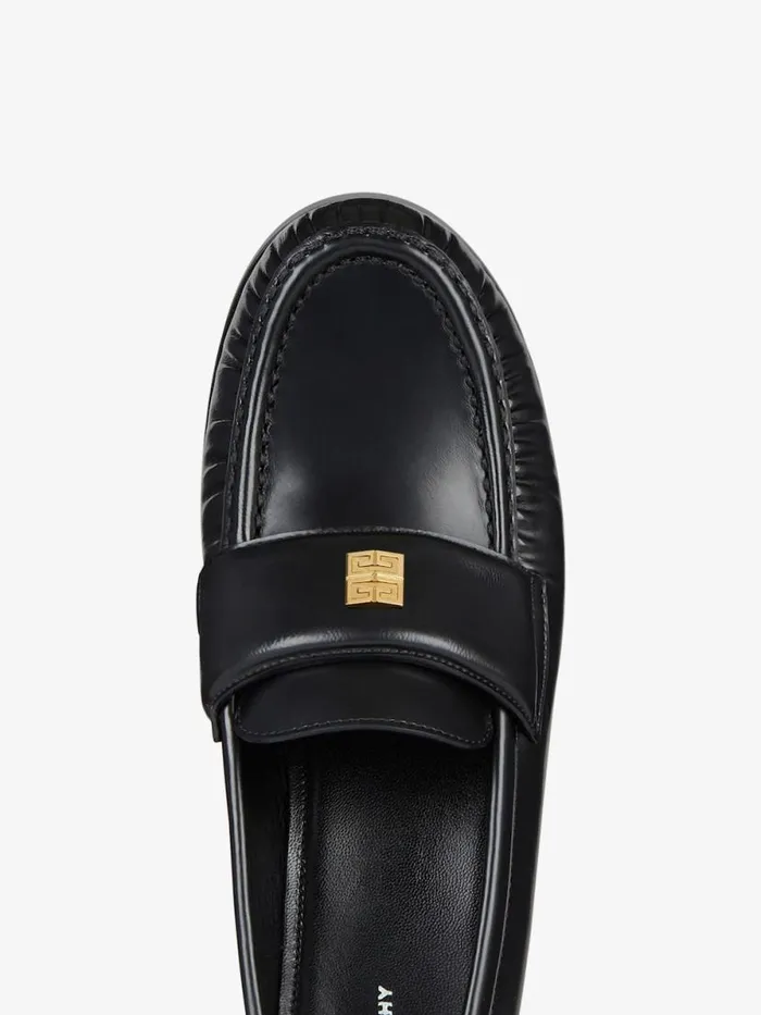 Women Boots and Booties Givenchy 4G Loafers In Leather Black Women Boots and Booties Givenchy 4G Loafers In Leather Black