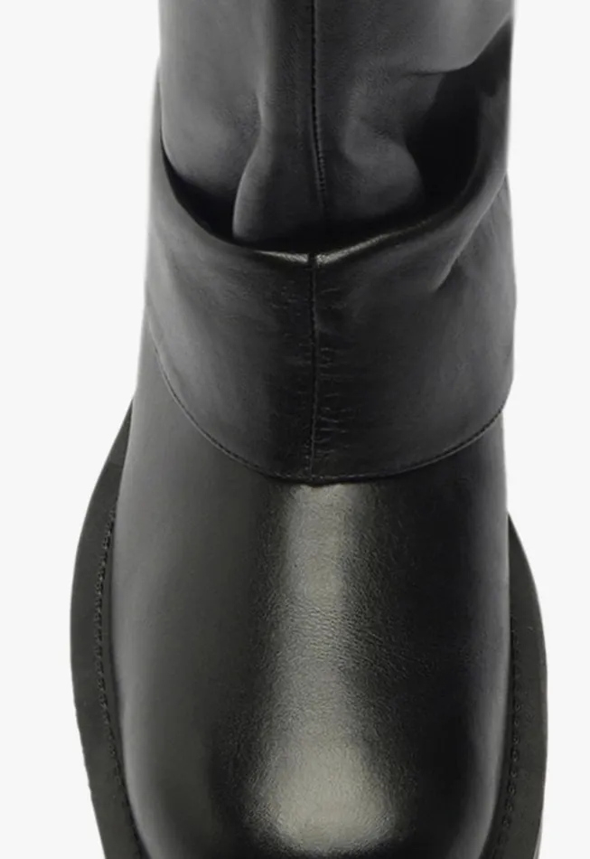 Women Boots Schutz Shoes Keira Up Cloak Black