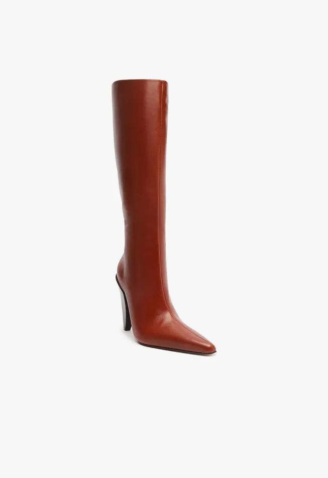 Women Boots Schutz Shoes Marlin Up Boot Brown