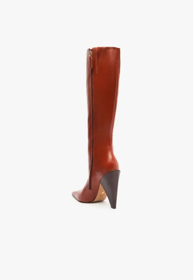 Women Boots Schutz Shoes Marlin Up Boot Brown