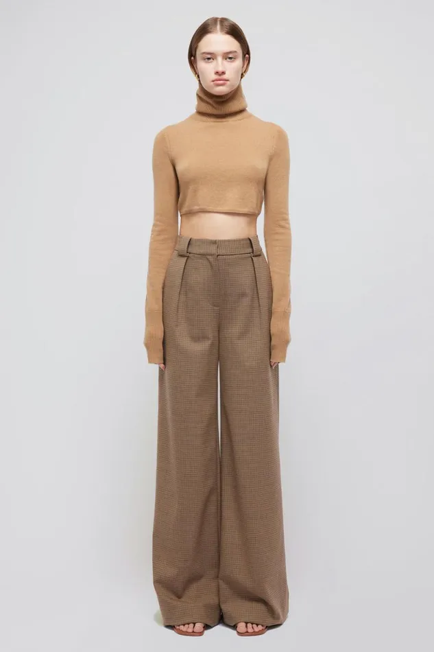 Women Brie Turtleneck Camel Melange Jonathan Simkhai Knitwear