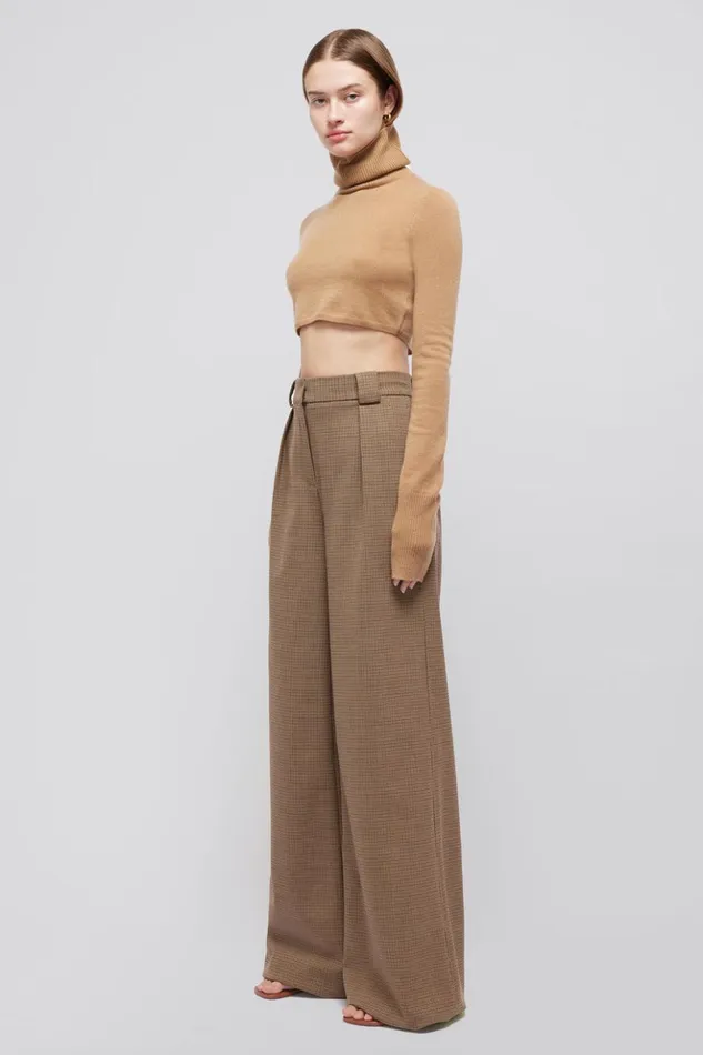 Women Brie Turtleneck Camel Melange Jonathan Simkhai Knitwear