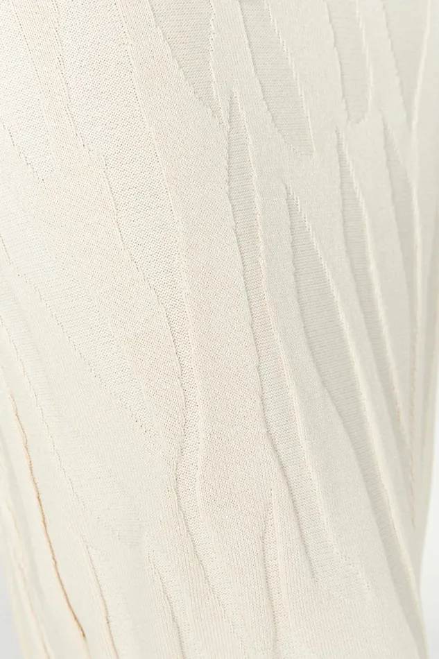 Women Brinley Long Sleeve Knit Maxi Dress 8211 Ivory Ivory Meshki Maxi Dresses