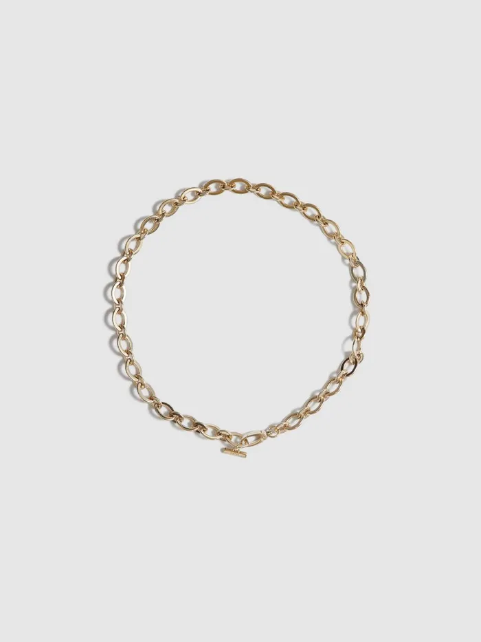 Women Camilla Oval Chain Belt Gold Reiss Belts