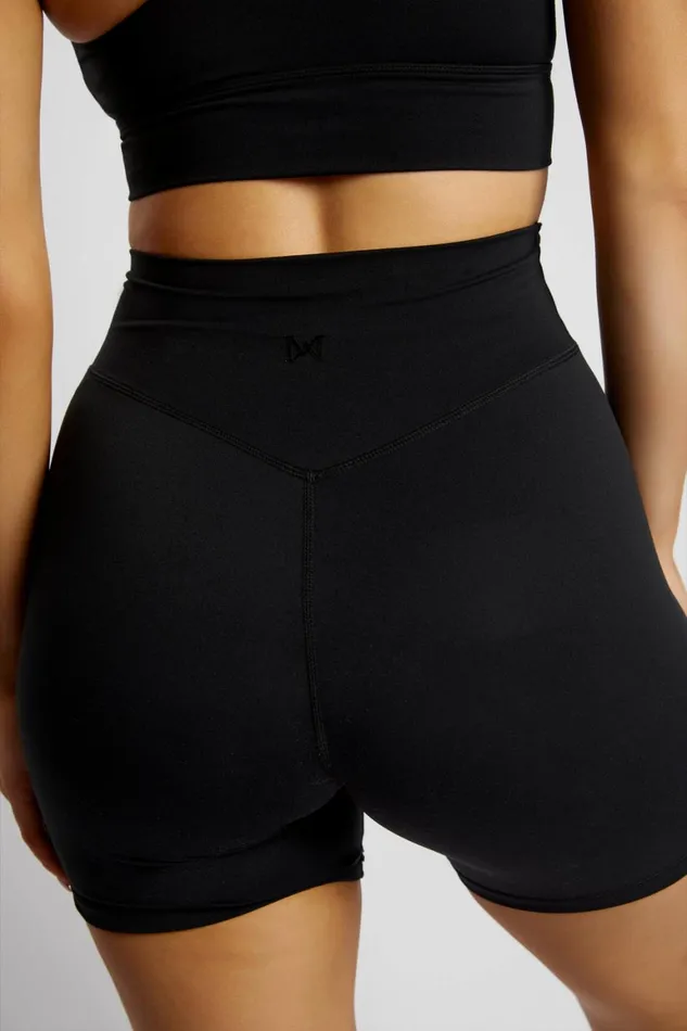 Women Carly Bike Shorts 8211 Black Black Meshki Activewear