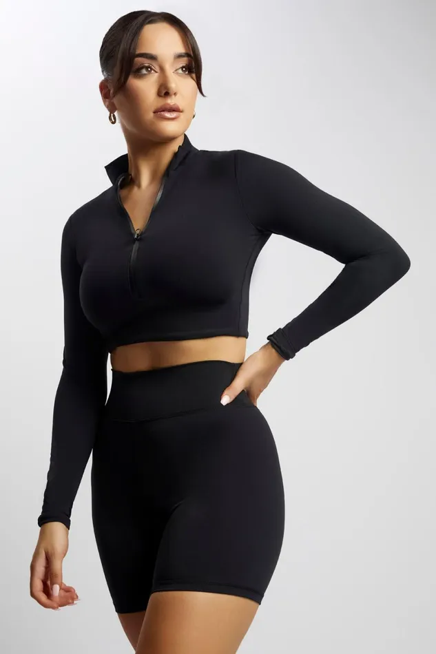 Women Carly Bike Shorts 8211 Black Black Meshki Activewear