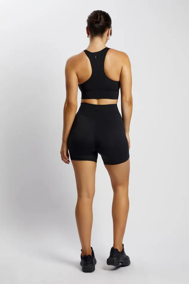 Women Carly Bike Shorts 8211 Black Black Meshki Activewear