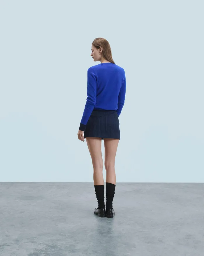 Women Cashmere Sweaters From Future Basic VNeck Sweater Utopic Corail